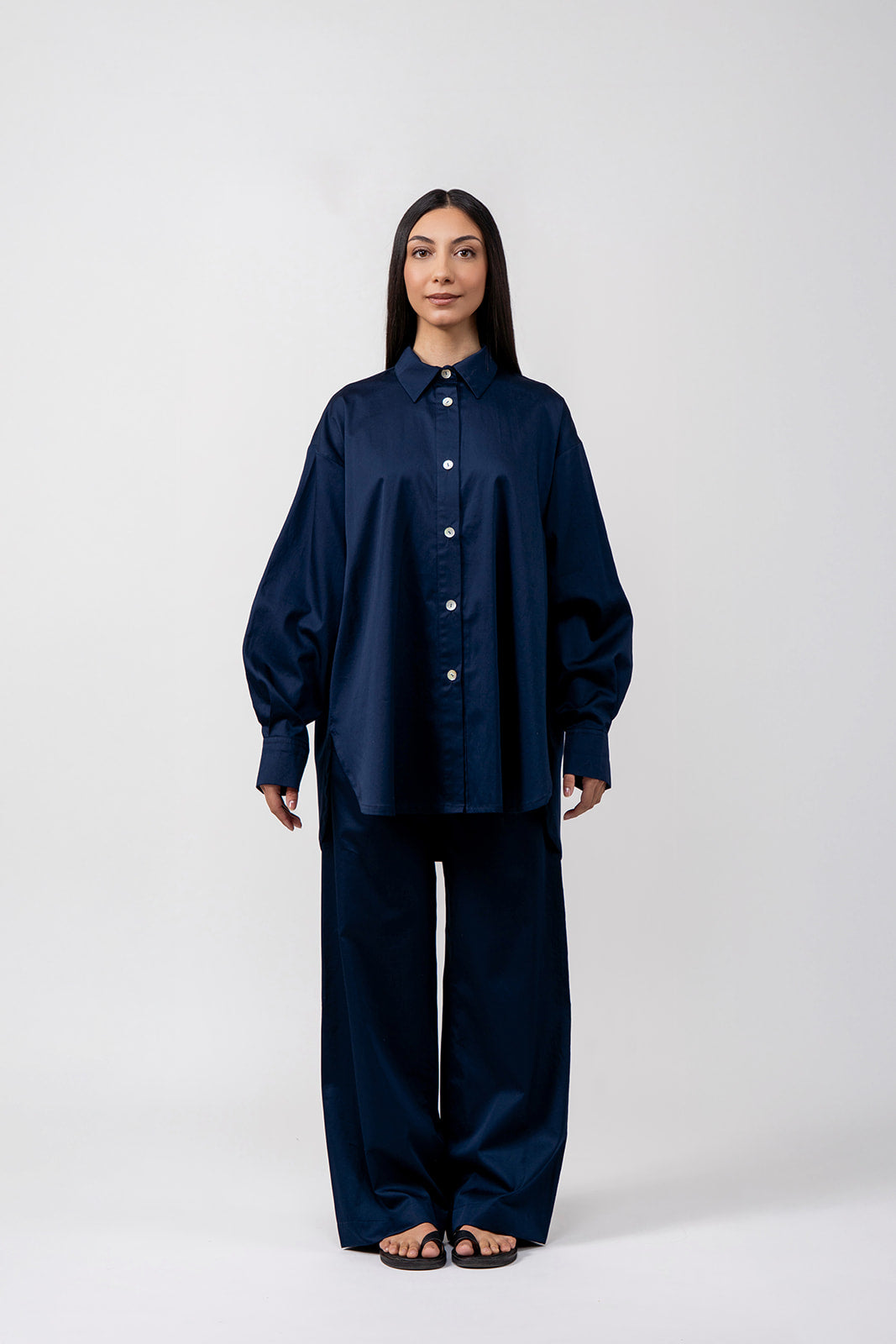 MIDNIGHT BLUE SHIRT AND PANTS SET