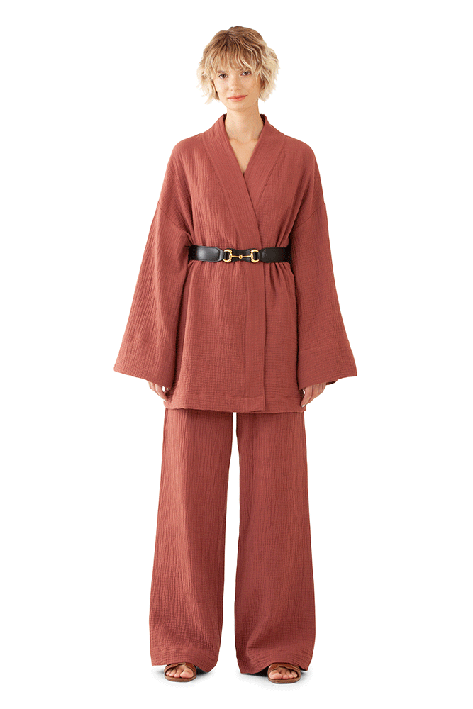 SHORT KIMONO SET