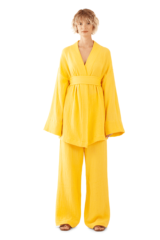 LEMONADE KIMONO SET